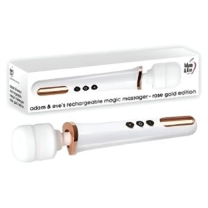 ADAM & EVE RECHARGEABLE MAGIC MASSAGER – ROSE GOLD EDITION