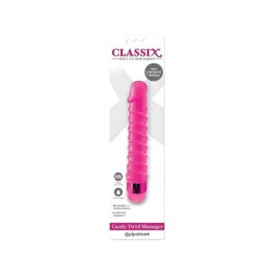 CLASSIX CANDY TWIRL MASSAGER PINK